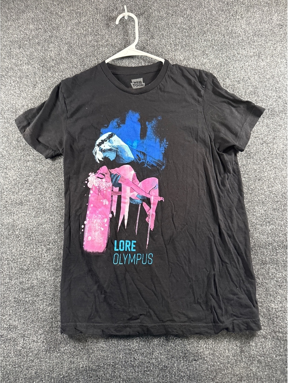Lore Olympus WEBTOON Goodie Two Sleeves Women’s Small Black Graphic T-Shirt